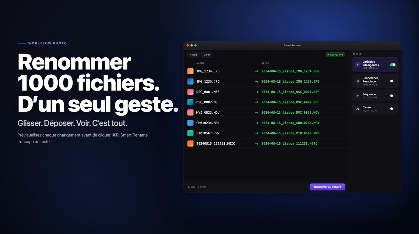 Smart Rename – Renommer Lot — produit Waikuu