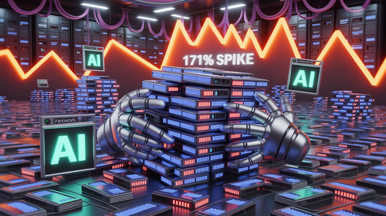 DDR5 : L’IA nous vole 40% de la RAM… et les prix explosent !