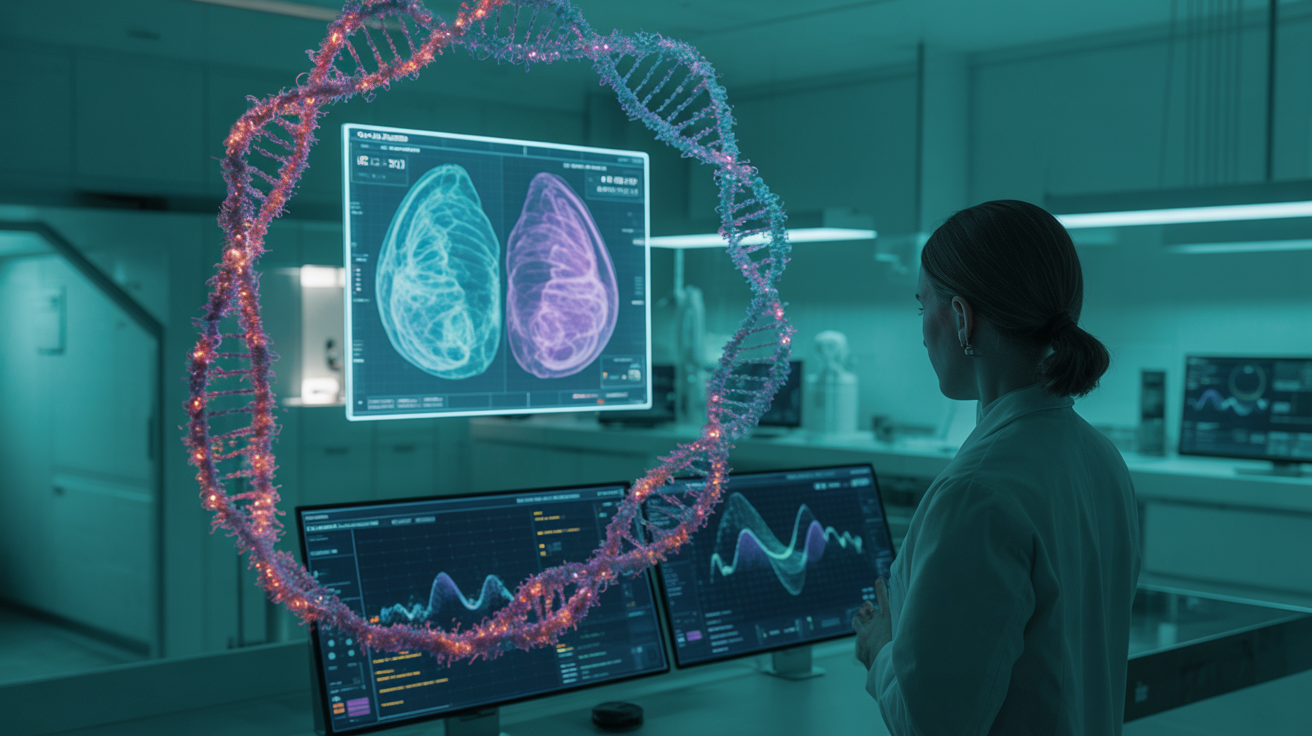 IA + Génétique : La révolution qui détecte 85% des cancers du sein cachés ?